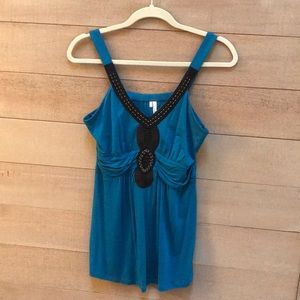 Studio Y Beaded Tank s Medium